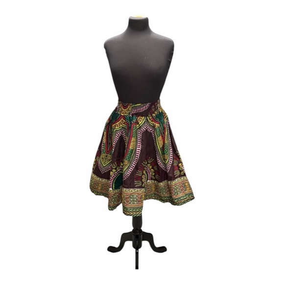 Nf Dresses & Skirts - Vintage NF Boho Wrap Skirt | Thick Cotton | Elastic Waist | Tie Front or Back